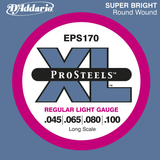 Jeu de Cordes Basse D'addario EPS170 Prosteel File Rond Jeu de Cordes Basse D'addario EPS170 Prosteel File Rond