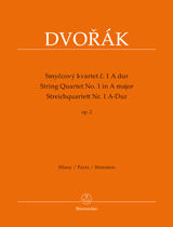 Dvorak A. String Quartet N°1 OP 2 Cordes Dvorak A. String Quartet N°1 OP 2 Cordes