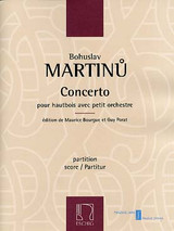 Martinu B. Concerto Hautbois Conducteur Martinu B. Concerto Hautbois Conducteur