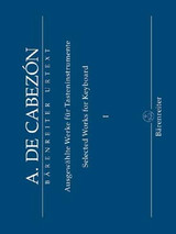 Cabezon A. Selected Works For Keyboard Vol 1 Piano Cabezon A. Selected Works For Keyboard Vol 1 Piano