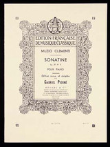 Clementi M. Sonatine OP 37 N°1 Piano Clementi M. Sonatine OP 37 N°1 Piano