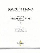 Riano J. Segundas Piezas Sencillas Vol 2 Guitare Riano J. Segundas Piezas Sencillas Vol 2 Guitare