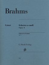 Brahms J. Scherzo EB Minor OP 4 Piano