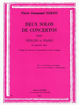 Nerini P.e. Solos de Concertos Violon Nerini P.e. Solos de Concertos Violon