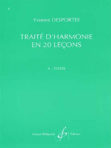 Desportes Y. Traite D'harmonie en 20 Lecons  Livre A