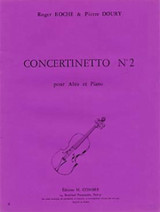 Roche R./doury P.  Concertinetto N°2 Alto Roche R./doury P.  Concertinetto N°2 Alto