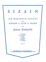 Passani E. Sizain: Berceuse Alto OU Violon