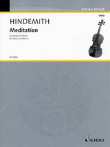 Hindemith P. Meditation Alto Hindemith P. Meditation Alto