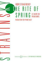Stravinsky I. le Sacre DU Printemps Piano 4 Mains