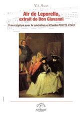 Mozart W.a. Air de Leporello Contrebasse