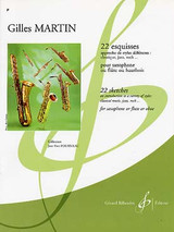 Martin G. Esquisses Saxo Mib Solo OU Flute OU Hautbois Martin G. Esquisses Saxo Mib Solo OU Flute OU Hautbois