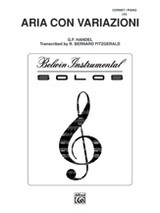 Haendel G.f. Aria Con Variazioni Cornet Haendel G.f. Aria Con Variazioni Cornet