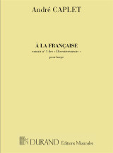 Caplet A. Divertissements A la Francaise Harpe Caplet A. Divertissements A la Francaise Harpe