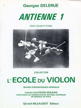 Delerue G. Antienne 1 Violon Delerue G. Antienne 1 Violon