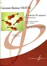 Viotti G.b. 1ER Solo DU 18ME Concerto Violon Viotti G.b. 1ER Solo DU 18ME Concerto Violon