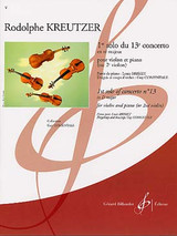 Kreutzer R. 1RE Solo DU 13ME Concerto Violon Kreutzer R. 1RE Solo DU 13ME Concerto Violon