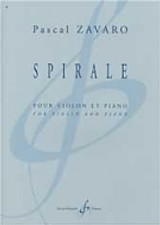 Zavaro P. Spirale Violon Solo Zavaro P. Spirale Violon Solo