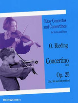 Rieding O. Concertino OP 25 RE Majeur Violon Rieding O. Concertino OP 25 RE Majeur Violon