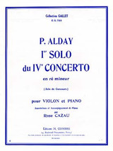 Alday P. Solo N°1 DU Concerto N°4 Violon Alday P. Solo N°1 DU Concerto N°4 Violon
