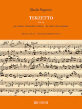 Paganini N. Terzetto M.S. 69 Violin, Cello and Guitar