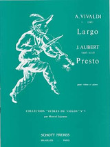 Aubert J. Presto - Vivaldi A. Largo Violon Aubert J. Presto - Vivaldi A. Largo Violon