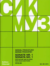Prokofiev S. Sonate N°1 OP 80 Violon