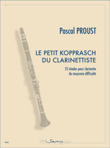 Proust P. le Petit Kopprasch DU Clarinettiste Clarinette Proust P. le Petit Kopprasch DU Clarinettiste Clarinette