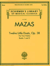 Mazas Twelve Little Duets OP 38 2 Violons
