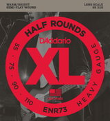 Jeu de Cordes Basse D'addario ENR73 File Rond 55-110 Jeu de Cordes Basse D'addario ENR73 File Rond 55-110