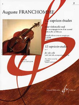 Franchomme A. 12 Caprices Etudes  OP 7 Vol 2 Violoncelle