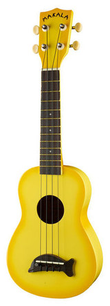 Ukulele Kala Makala Soprano Dolphin Yellow Burst