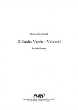 Naulais J. 12 Etudes Variees Vol 1 Clarinette Solo