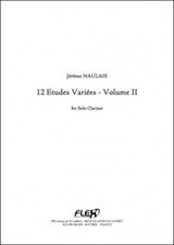 Naulais J. 12 Etudes Variees Vol 2 Clarinette Solo