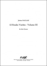 Naulais J. 12 Etudes Variees Vol 3 Clarinette Solo