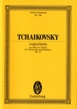 Tchaikovsky P.i. Variations Sur UN Theme Rococo OP 33 Conducteur Tchaikovsky P.i. Variations Sur UN Theme Rococo OP 33 Conducteur