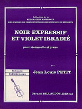 Petit J.l. Noir Expressif et Violet Irradie Violoncelle Petit J.l. Noir Expressif et Violet Irradie Violoncelle