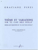 Finzi G. Theme et Variations Sur "el Cant Dels Ocells"  Violoncelle Solo Finzi G. Theme et Variations Sur "el Cant Dels Ocells"  Violoncelle Solo