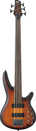 Ibanez SRF705-BBF 5 Cordes Workshop Portamento Fretless Brown Burst Flat