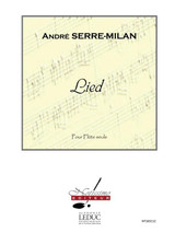 SERRE-MILAN A. Lied Flute Solo