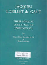 Loeillet de Gant J.b. Sonata OP 5 Vol 2 Flute A Bec Soprano OU Hautbois OU Flute OU Violon Loeillet de Gant J.b. Sonata OP 5 Vol 2 Flute A Bec Soprano OU Hautbois OU Flute OU Violon