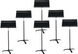 Pack de 6 Pupitres Manhasset Harmony 8106 Noir