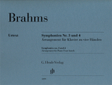 Brahms J. Symphonies N°3 et 4 Piano 4 Mains Brahms J. Symphonies N°3 et 4 Piano 4 Mains