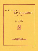Bozza E. Prelude et Divertissement Saxo Mib OU Clarinette Sib