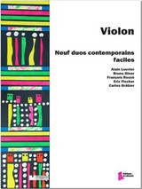 Violon 9 Duos Contemporains Faciles Violons