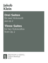 Klein J. Suites OP 2 Violoncelles Klein J. Suites OP 2 Violoncelles