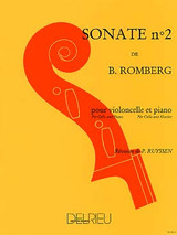 Romberg B. Sonate OP 43 N°2 Violoncelle Romberg B. Sonate OP 43 N°2 Violoncelle