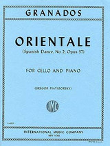 Granados E. Orientale OP 37 Violoncelle Granados E. Orientale OP 37 Violoncelle