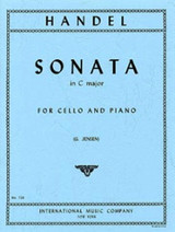 Haendel G.f. Sonate DO Majeur Violoncelle