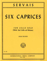 Servais A.f. 6 Caprices Violoncelle