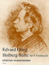 Grieg Aus  Holberg Zeit OP 40 Violoncelles